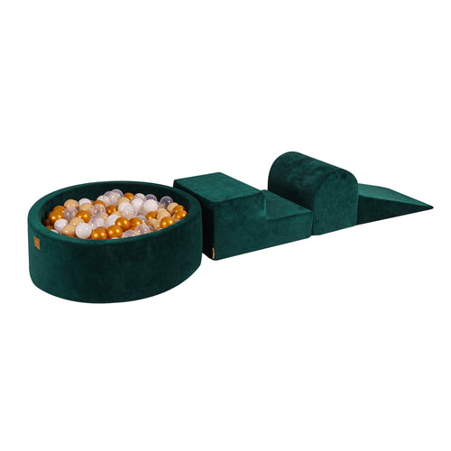 Foam Speelset incl XL Ballenbak 90x30 - Donker Groen