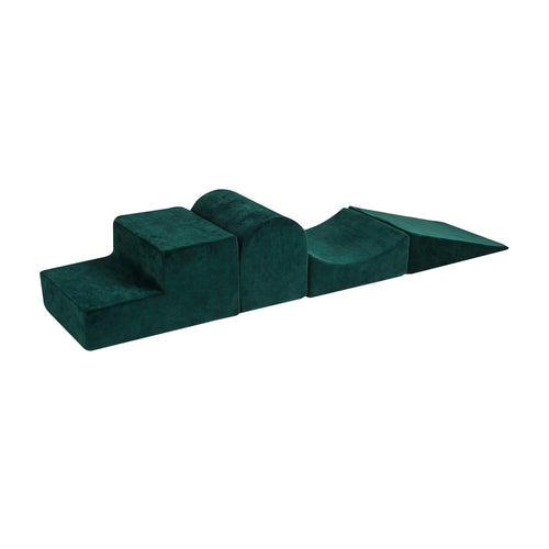 Four Piece Foam Playset - Dark Green