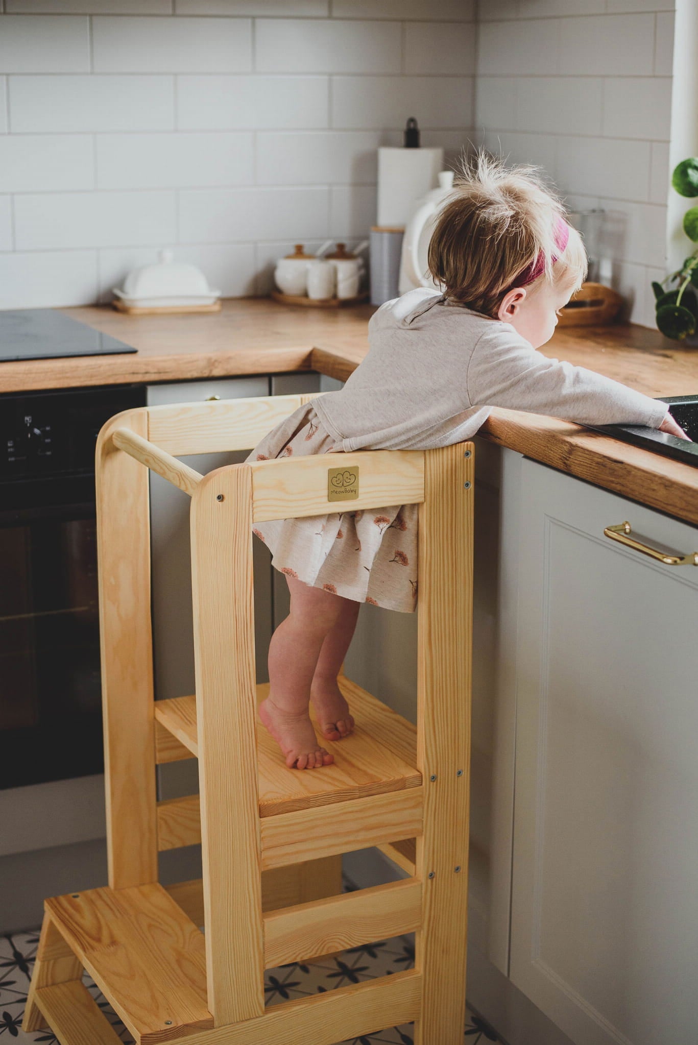 Keuken Helper voor kids - Natuurlijk Hout