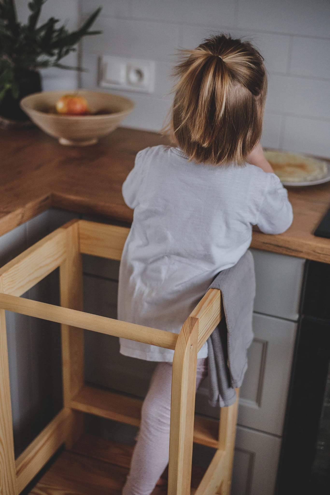 Keuken Helper voor kids - Natuurlijk Hout