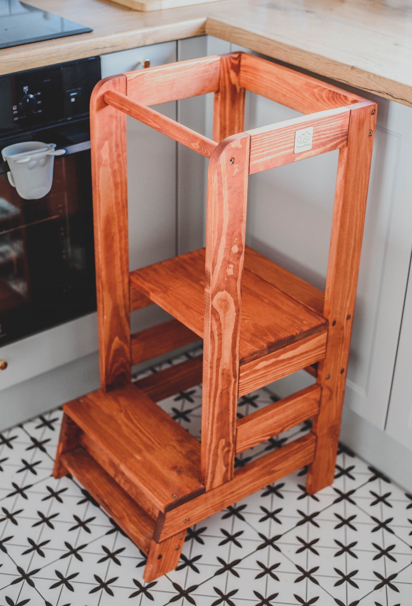 Kitchen helper for kids - Teak wood