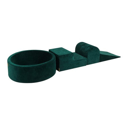 Foam Speelset incl XL Ballenbak 90x30 - Donker Groen