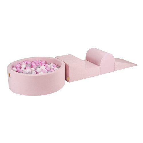 Foam Playset incl XL Ball Pit 90x30 - Powder Pink