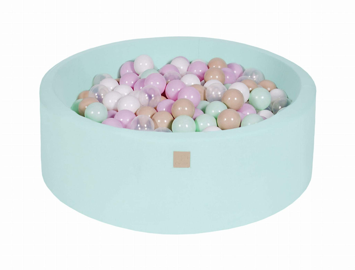 Mint groene Ballenbak met 250 ballen - Cupcake set