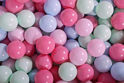 Round Ball Pit 200 Balls 90x30cm - Light Pink