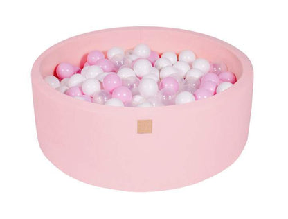 Ronde Ballenbak 200 ballen 90x30cm - Licht Roze