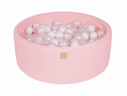 Ronde Ballenbak 200 ballen 90x30cm - Licht Roze