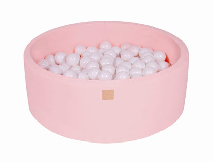 Round Ball Pit 200 Balls 90x30cm - Light Pink