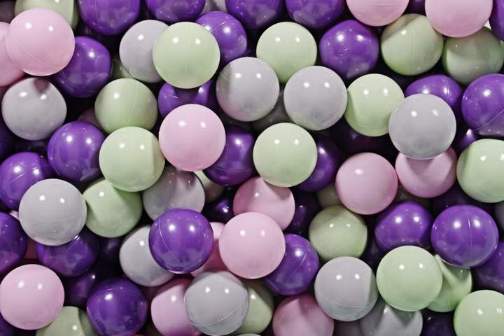 Round Ball Pit 200 Balls 90x30cm - Mint