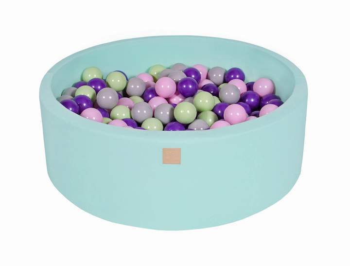 Round Ball Pit 200 Balls 90x30cm - Mint