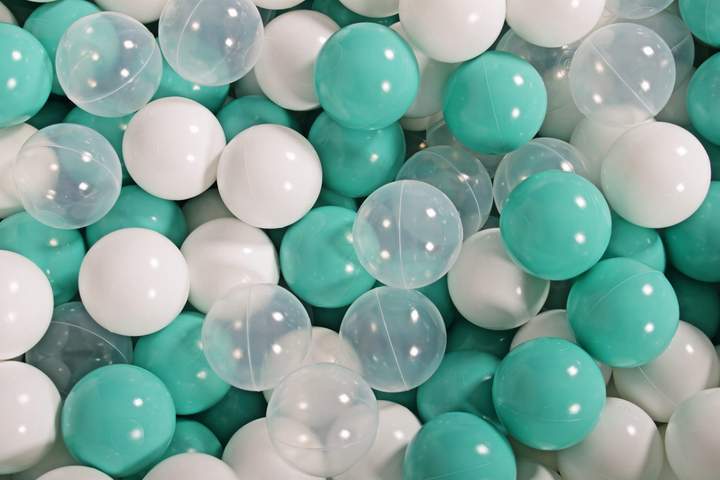 Round Ball Pit 200 Balls 90x30cm - Mint