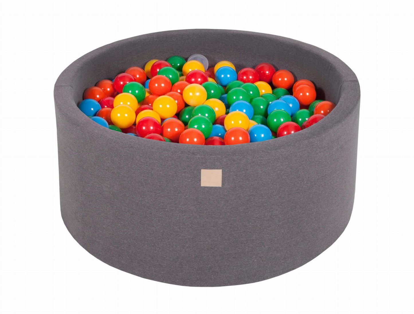 Round Ball Pit 300 Balls 90x40cm - Dark Grey