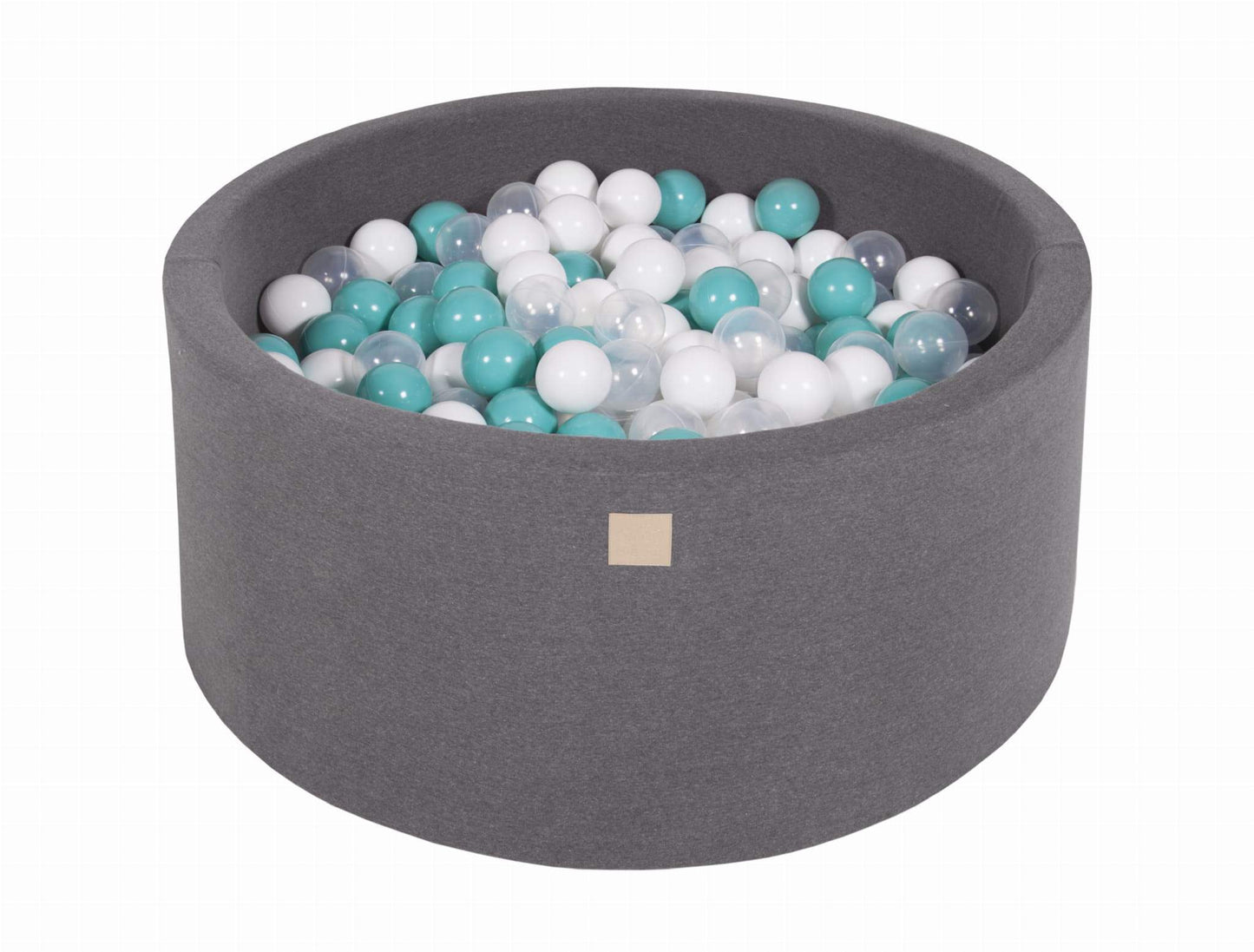 Round Ball Pit 300 Balls 90x40cm - Dark Grey