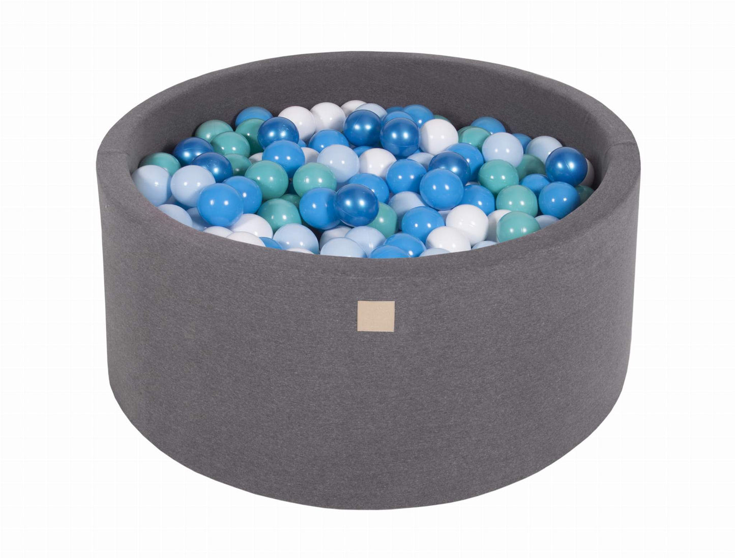 Ronde Ballenbak 300 ballen 90x40cm - Donker Grijs