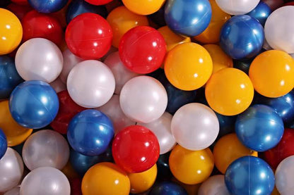 Round Ball Pit 300 Balls 90x40cm - Light Grey