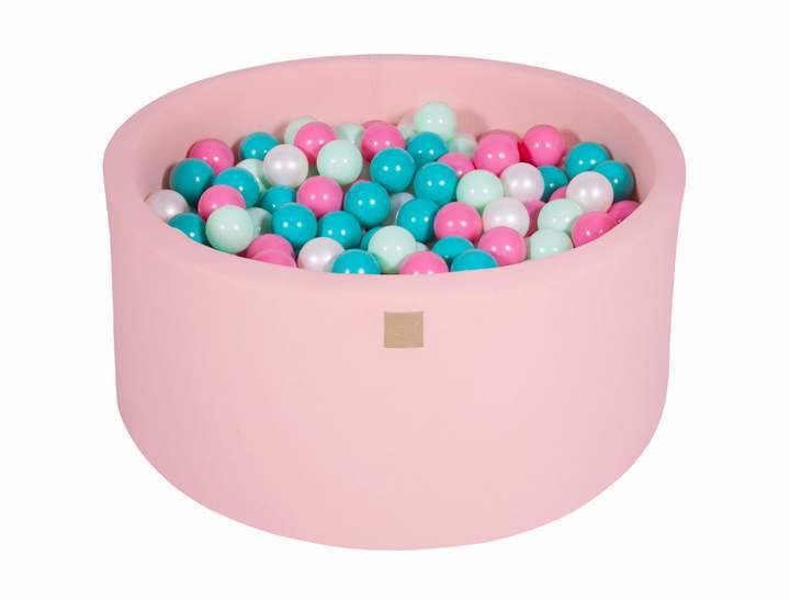 Ronde Ballenbak 300 ballen 90x40cm - Licht Roze