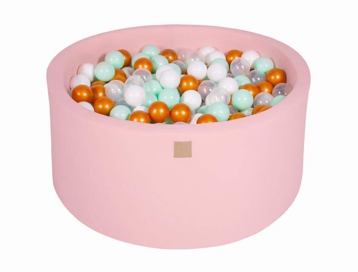 Ronde Ballenbak 300 ballen 90x40cm - Licht Roze