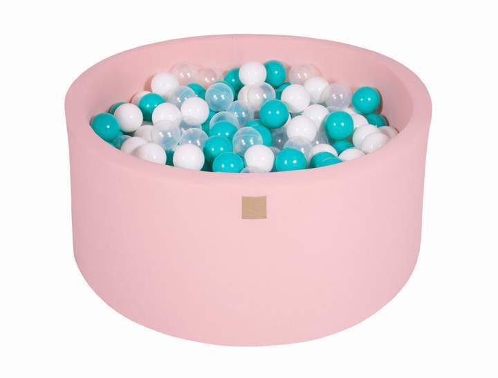 Round Ball Pit 300 Balls 90x40cm - Light Pink