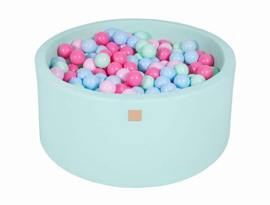 Round Ball Pit 300 Balls 90x40cm - Mint