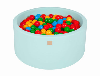 Round Ball Pit 300 Balls 90x40cm - Mint