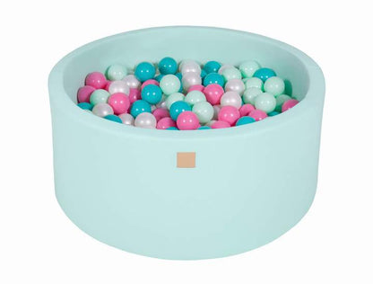 Round Ball Pit 300 Balls 90x40cm - Mint