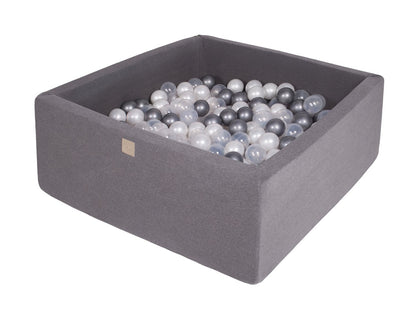 Square ball pit 90x90x40 - Dark grey