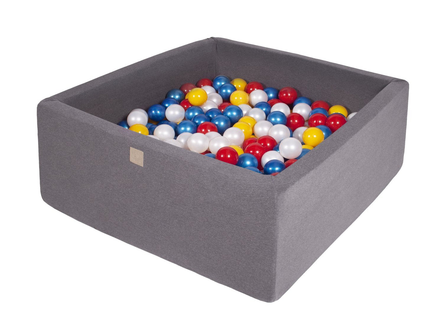 Square ball pit 90x90x40 - Dark grey