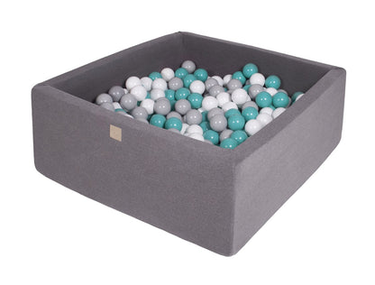 Square ball pit 90x90x40 - Dark grey