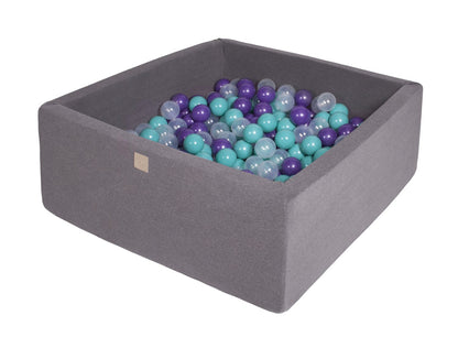 Square ball pit 90x90x40 - Dark grey