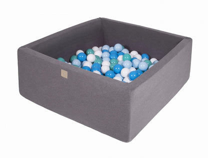 Square ball pit 90x90x40 - Dark grey