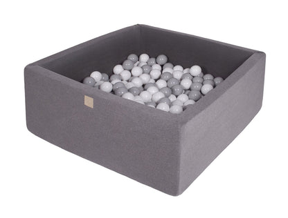 Square ball pit 110x110x40 - Dark grey