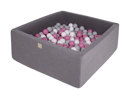 Square ball pit 110x110x40 - Dark grey