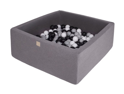 Square ball pit 110x110x40 - Dark grey