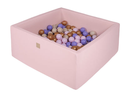 Square ball pit 90x90x40 - Light pink