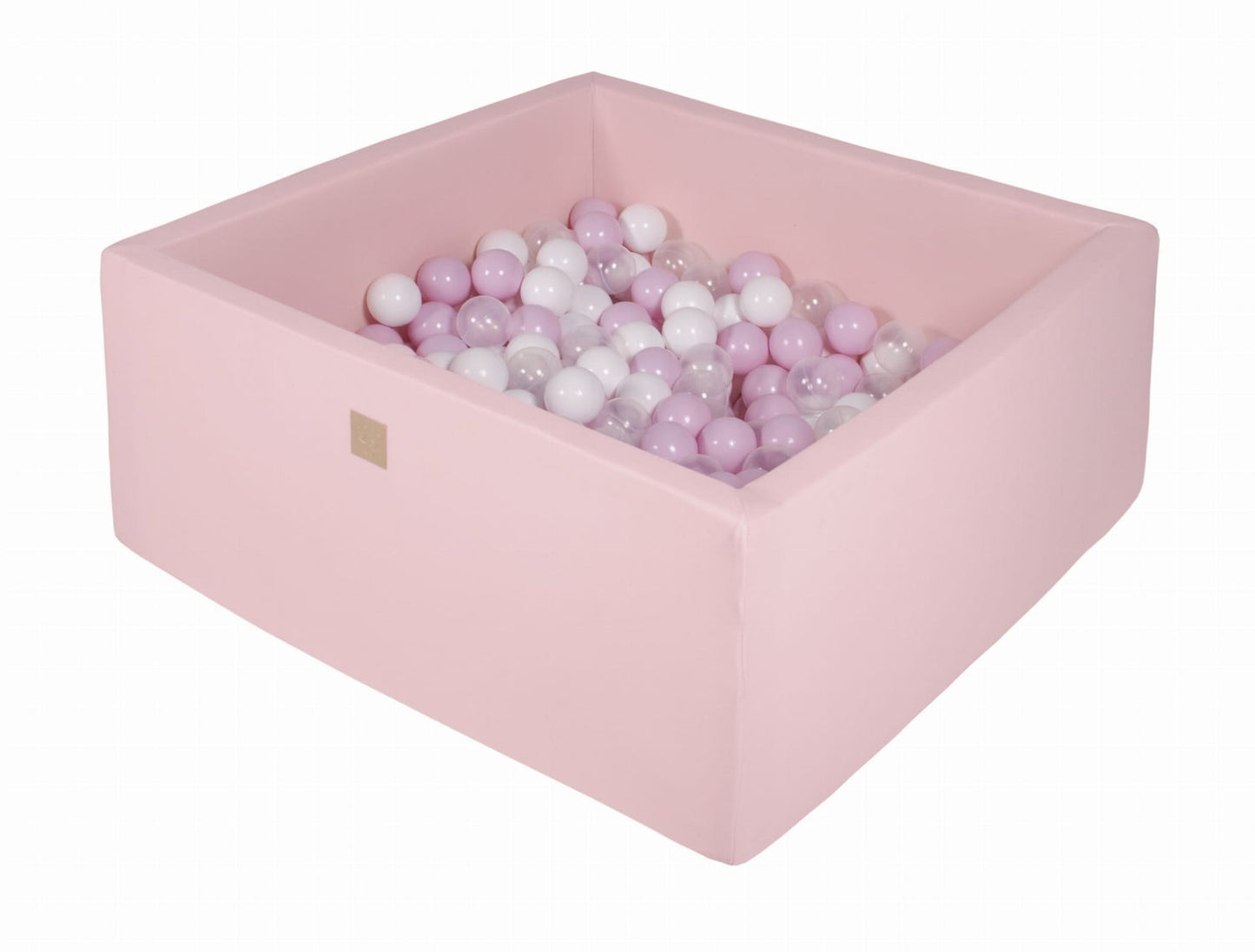 Vierkante ballenbak 90x90x40 - Licht roze