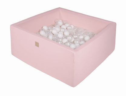 Square ball pit 90x90x40 - Light pink