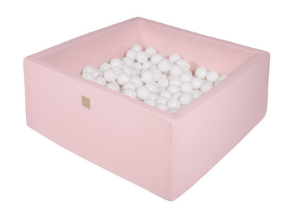 Square ball pit 90x90x40 - Light pink