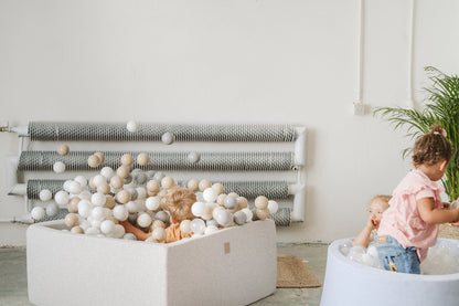 Gray ball pit with balls - Blue Lagoon set