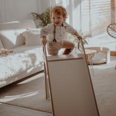 Jumbi - Wooden Slide SCANDI - White