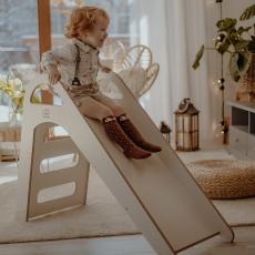 Jumbi - Wooden Slide SCANDI - White