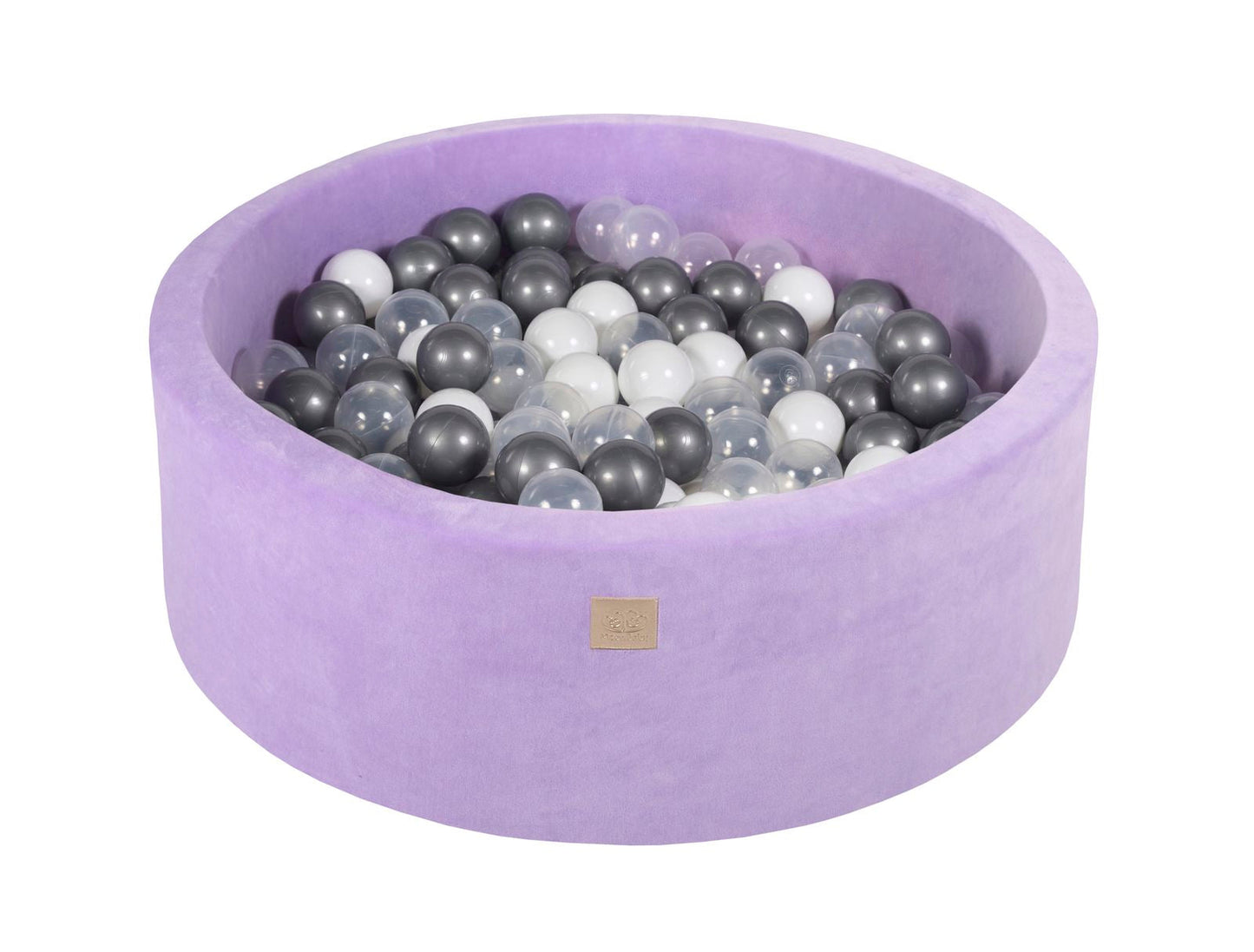 Velvet Ball Pit with 200 balls 90x30 - Violet