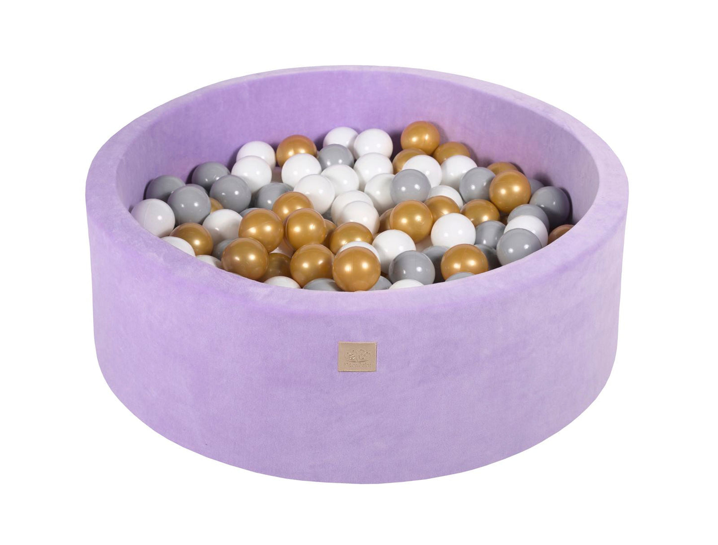 Velvet Ball Pit with 200 balls 90x30 - Violet