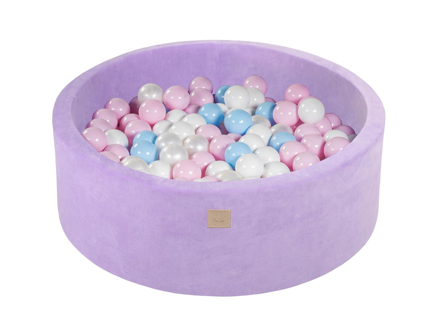 Velvet Ball Pit with 200 balls 90x30 - Violet