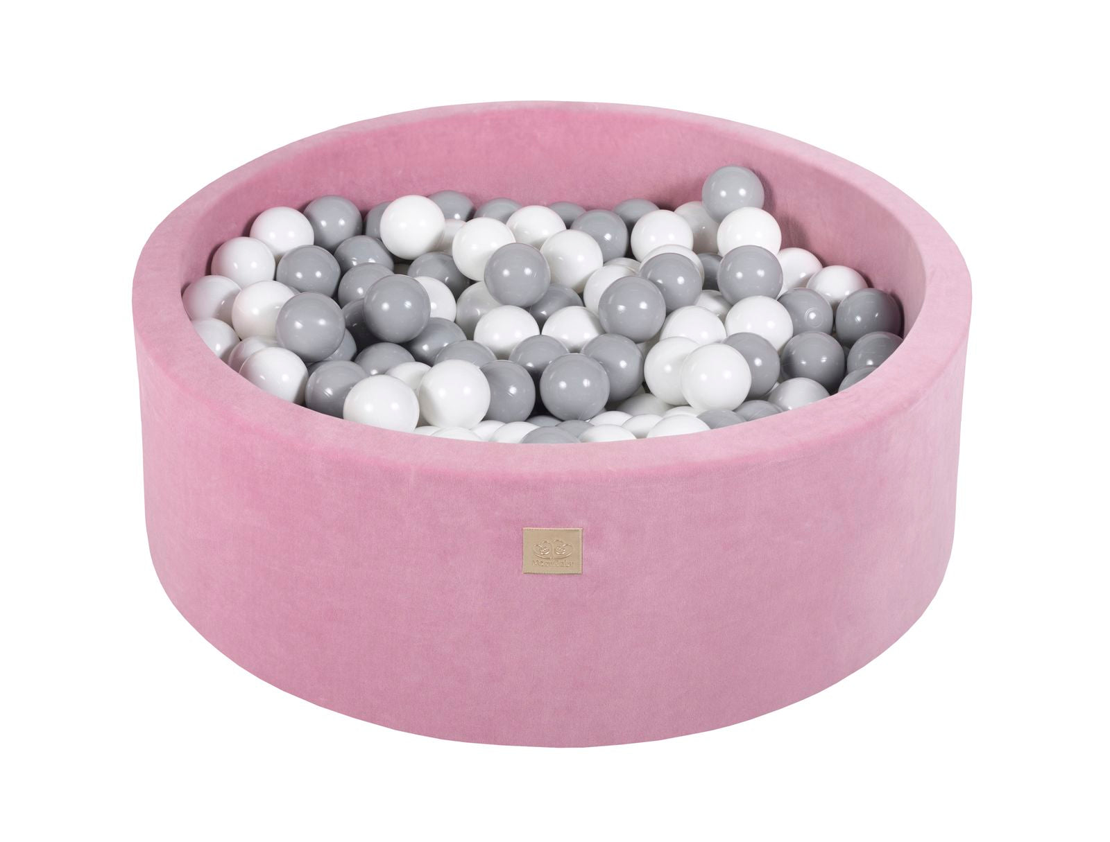 Velvet Ballenbak met 200 ballen 90x30 - Donker Roze