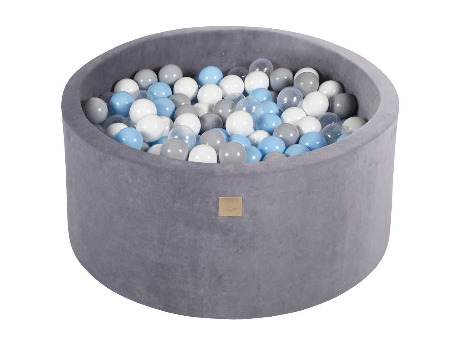 Velvet Ballenbak met 300 ballen 90x40 - Steel