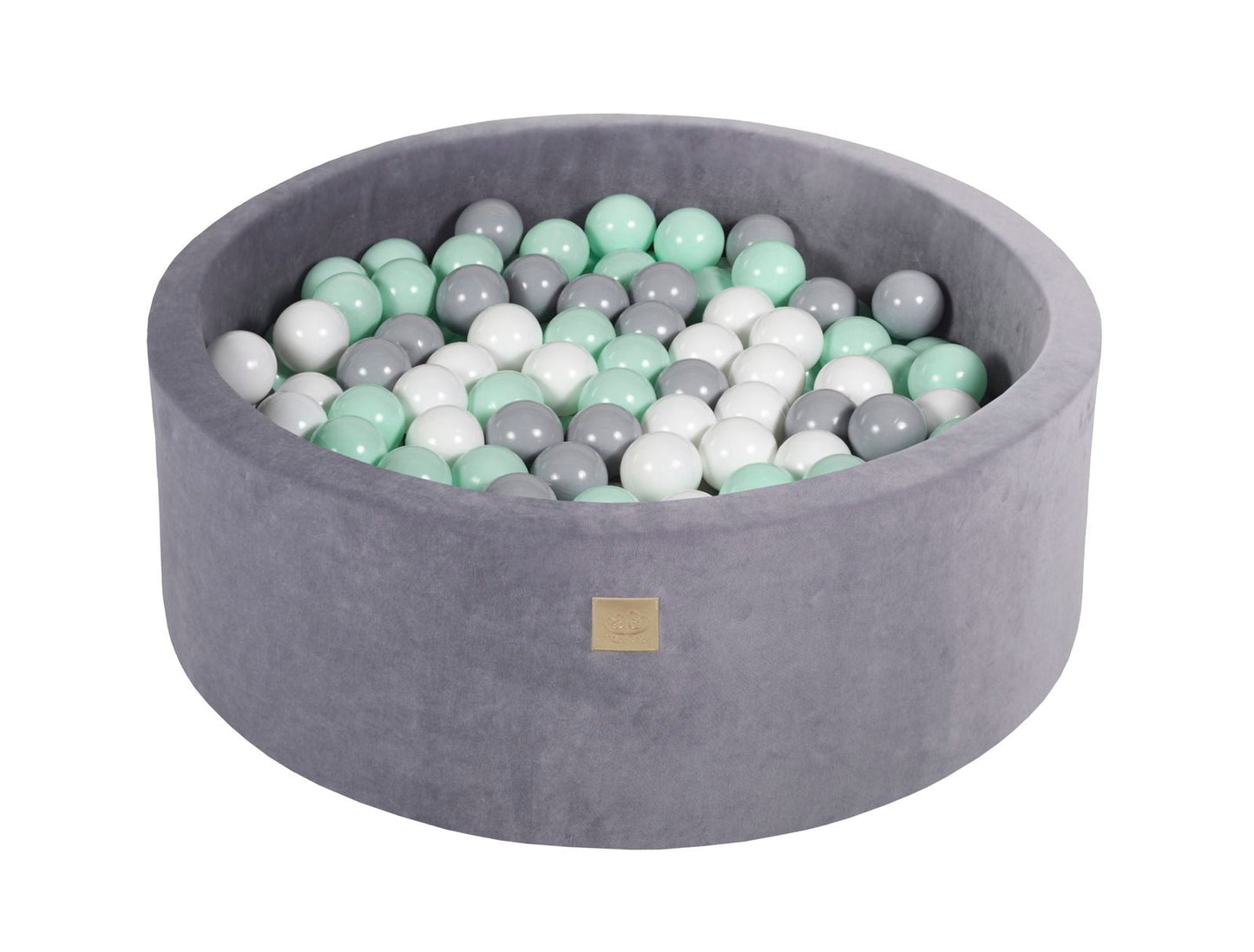 Velvet Ball Pit with 200 balls 90x30 - Steel