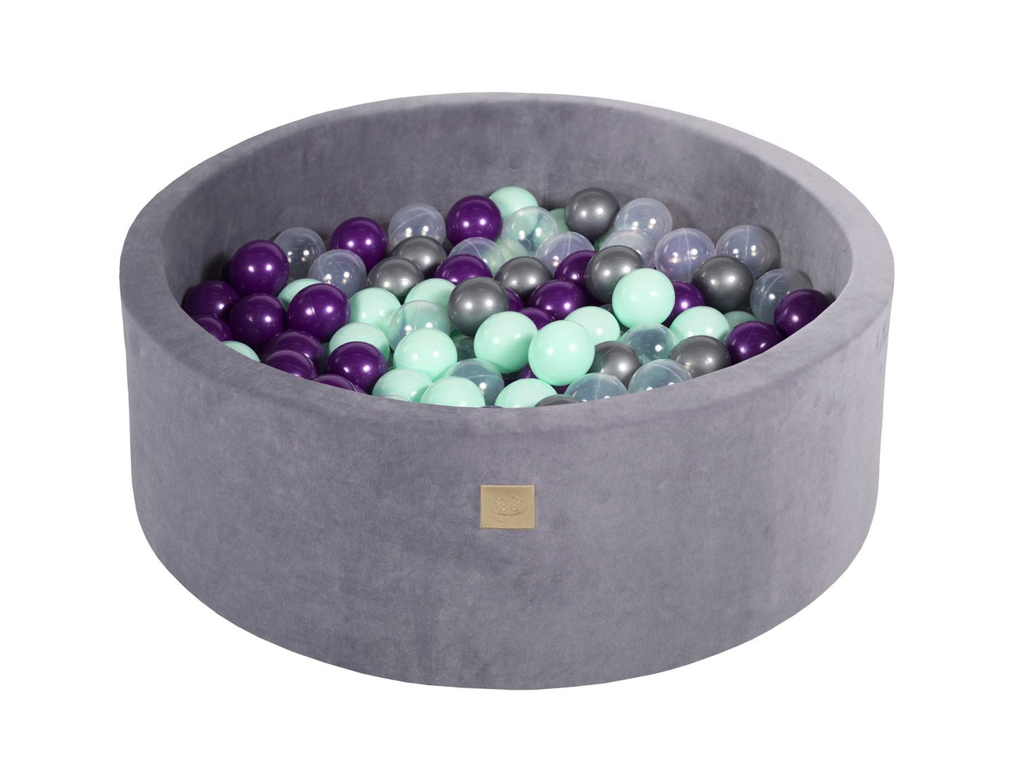 Velvet Ball Pit with 200 balls 90x30 - Steel