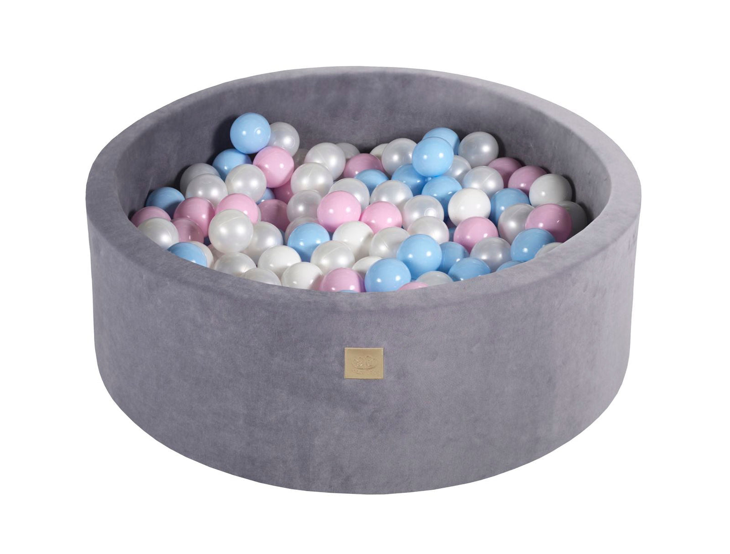 Velvet Ball Pit with 200 balls 90x30 - Steel