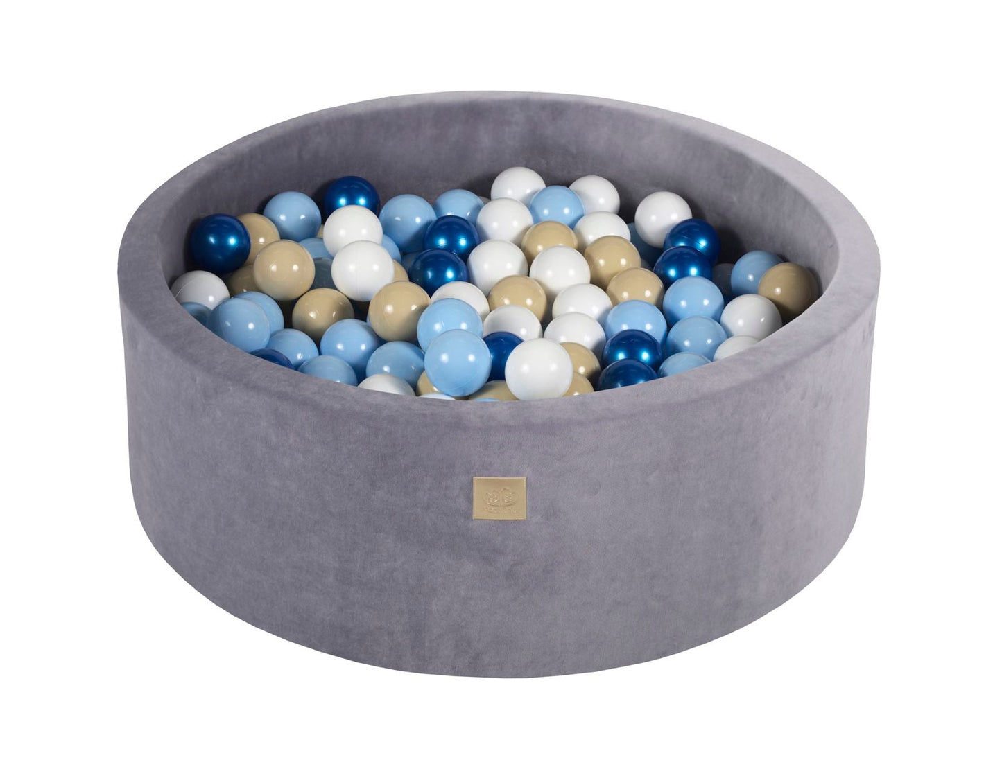 Velvet Ball Pit with 200 balls 90x30 - Steel