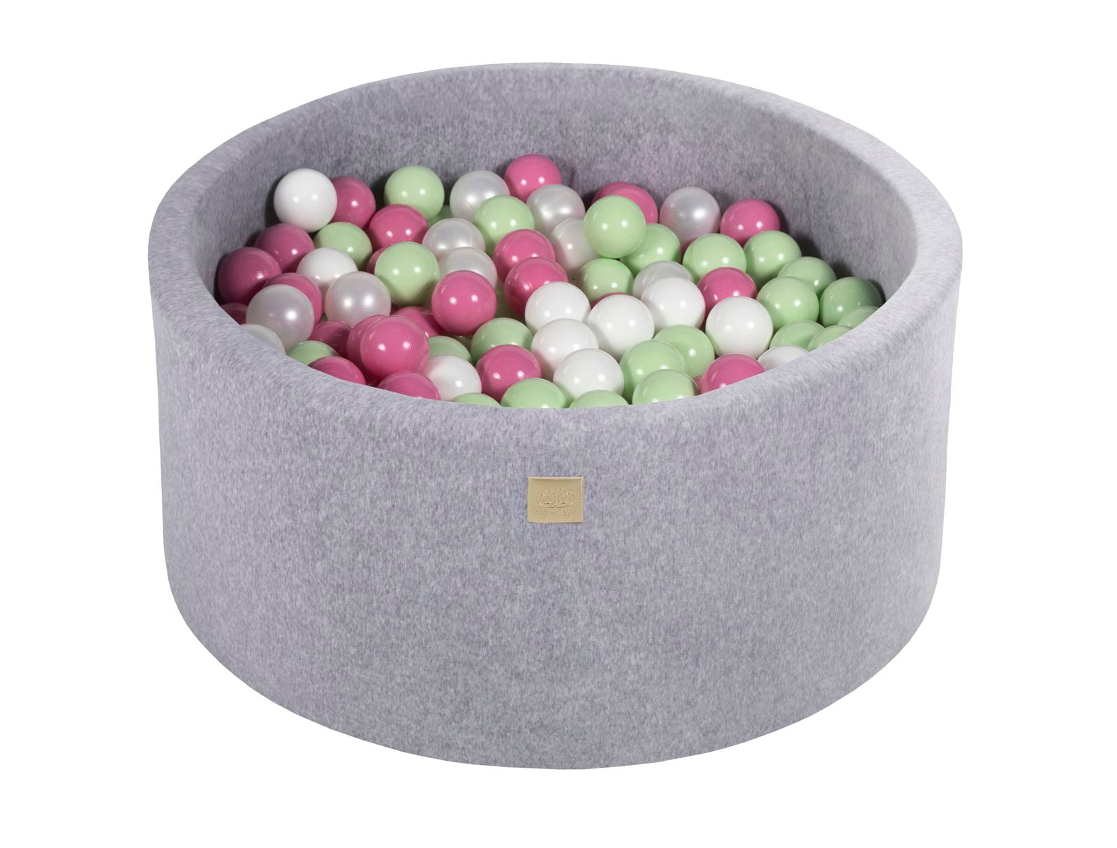 Velvet Ballenbak met 300 ballen 90x40 - Licht Grijs